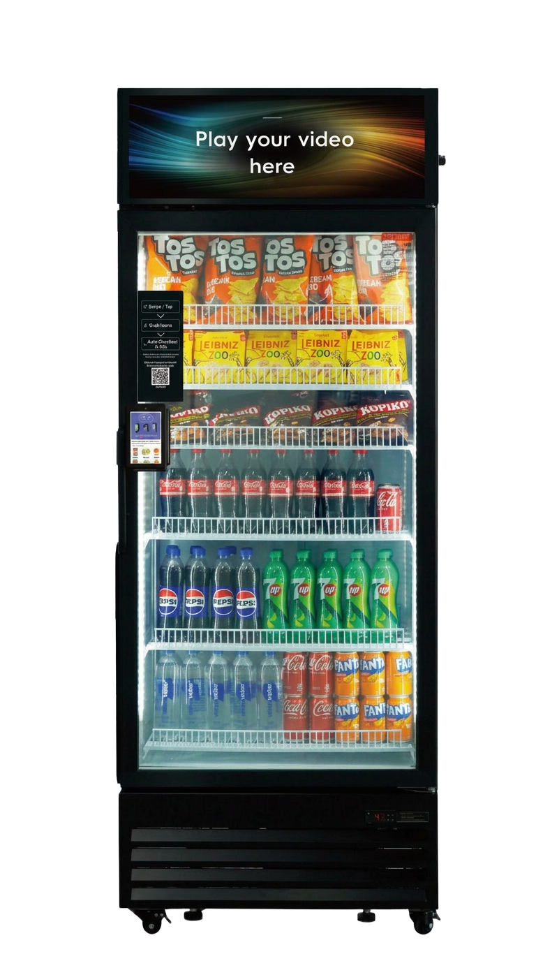 Haha Max 620S, Ruime capaciteit met ingebouwd reclamescherm